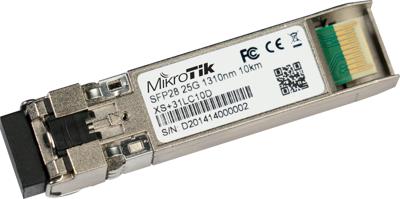 Mikrotik XS+31LC10D netwerk transceiver module Vezel-optiek 25000 Mbit/s SFP28 1310 nm
