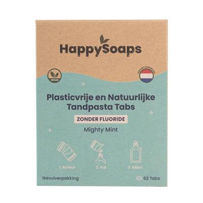 Happysoaps Zonder Fluoride Tandpasta Navulling Tabs