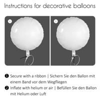 1 jaar Birthday Blocks folieballon - 43 cm - thumbnail