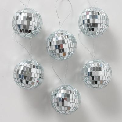 Boltze Home Kerstbal disco glas 5x5cm 6-delig