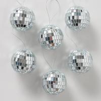 Boltze Home Kerstbal disco glas 5x5cm 6-delig - thumbnail