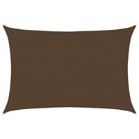 VidaXL Zonnezeil 160 g/m² 4x5 m hdpe bruin - thumbnail