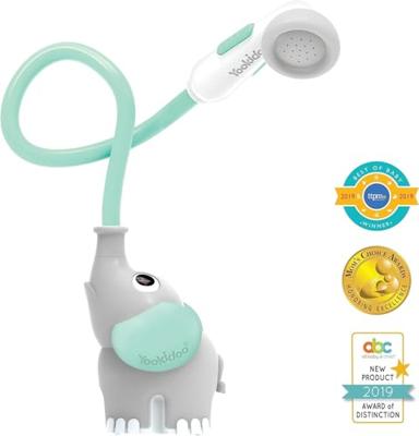 Douchekop olifant YOOKIDOO turquoiseblauw - thumbnail