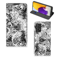Mobiel BookCase Samsung Galaxy A72 (5G/4G) Skulls Angel - thumbnail