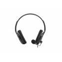 Hoofdtelefoon met microfoon Natec Bear 2 Zwart