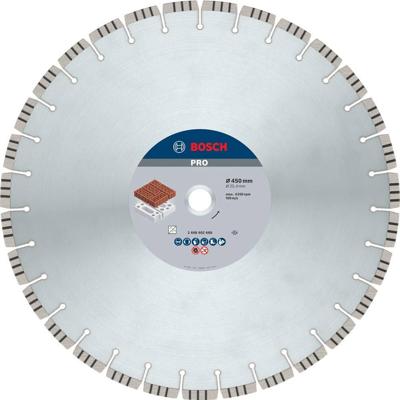Bosch Accessories 2608602688 Bosch Power Tools Diamanten doorslijpschijf Diameter 450 mm 1 stuk(s) Bosch Accessories 2608602688 Bosch Power Tools Diamanten doorslijpschijf Diameter 450 mm 1 stuk(s)