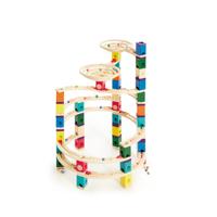 Hape Quadrilla houten knikkerbaan the cyclone, 198dlg. - thumbnail