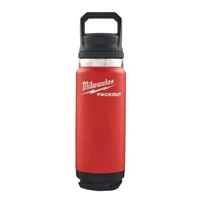 Milwaukee packout™ 710 ml fles met deksel rood - 4932493465