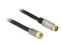 DeLock Premium F-Connector naar Coax female kabel-1.0 meter - thumbnail