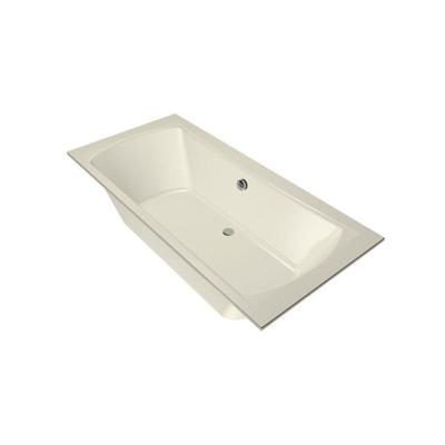 Xenz Robijn Duobad - 190x90x48 - afvoer Midden - acryl - pergamon 6988-02