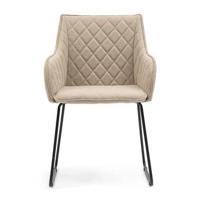 Rivièra Maison Eetkamerstoel Frisco Drive, Light Flax, Belgium Weave - thumbnail