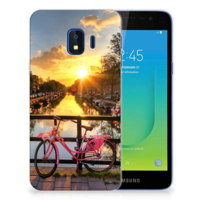 Samsung Galaxy J2 Core Siliconen Back Cover Amsterdamse Grachten Samsung Galaxy J2 Core Siliconen Back Cover Amsterdamse Grachten