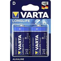 Alkalinebatterij, mono, D, LR20, 1,5V Longlife Power, detailhandel Blister (2-Pack) - thumbnail