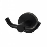 Haak Dubbel Haceka Kosmos Mat Zwart - thumbnail