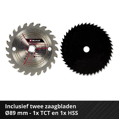 Einhell TE-CS 18/89 Li Solo - Accu Mini Handcirkelzaag | 18V | 89 mm | Zonder accu en lader - 4331100 - thumbnail