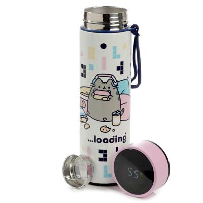 Pusheen Kat Gaming Thermosfles 450ml Thermometer
