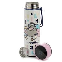 Pusheen Kat Gaming Thermosfles 450ml Thermometer - thumbnail