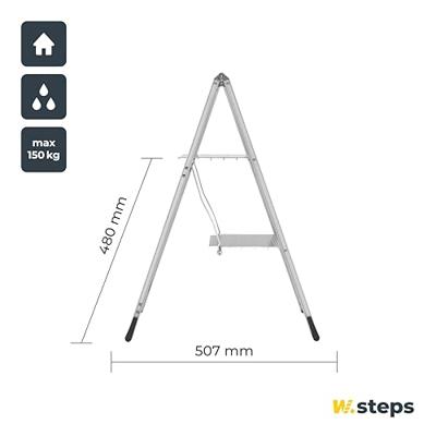 W.steps Aluminum trap Vikingstep Midi - WI728142