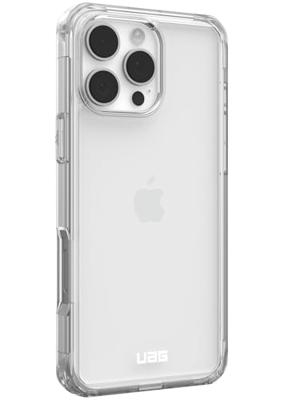 Urban Armor Gear Plyo Case Backcover Apple iPhone 16 Pro Max Ice, Transparant Inductieve lading Urban Armor Gear Plyo Case Backcover Apple iPhone 16 Pro Max Ice, Transparant Inductieve lading