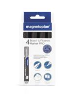 magnetoplan 1228112 Flipchartmarker Zwart 4 stuk(s) - thumbnail