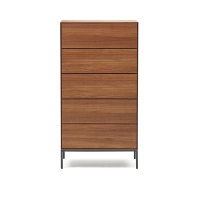 Kave Home Ladekast 'Vedrana' Walnoot, 114 x 60cm Kave Home Ladekast 'Vedrana' Walnoot, 114 x 60cm