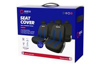 Set hoezen voor zittingen Sparco Sabbia Zwart/Blauw - thumbnail