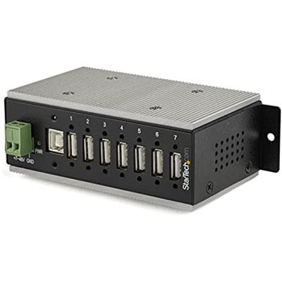 StarTech.com 7 poorts Industriële USB hub - USB 2.0 - 15kV ESD bescherming
