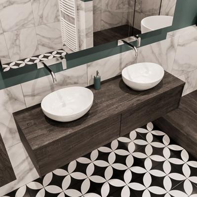 Mondiaz Lush Barco badmeubel eiken Dark brown 150 cm 2 lades mdf 2 waskommen beide zijden zonder kraangat Mondiaz Lush Barco badmeubel eiken Dark brown 150 cm 2 lades mdf 2 waskommen beide zijden zonder kraangat