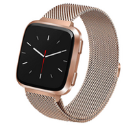 Fitbit Versa 1 / 2 & Lite milanese bandje - Maat: Small - Champagne Goud - thumbnail