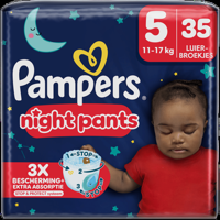 Pampers Night Pants Maat 5, 35 luierbroekjes bij Jumbo - thumbnail