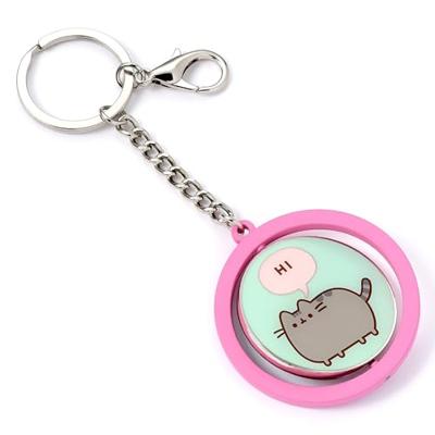 Pusheen Keychain Hi , Bye Spinning