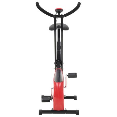 vidaXL Hometrainer X-bike bandweerstand rood vidaXL Hometrainer X-bike bandweerstand rood