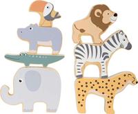Small Foot - houten safaridieren balansspel, 7dlg. - thumbnail