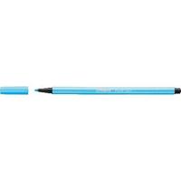 Viltstift STABILO Pen 68/031 medium neon blauw | 10 stuks - thumbnail