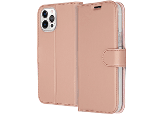 Accezz Wallet Case voor Apple iPhone 12 Pro Max Telefoonhoesje Roze