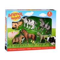 Johntoy boerderijdieren giftbox, 6st. - thumbnail