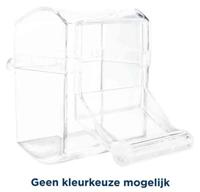 TRIXIE VOERBAK MET LANDINGSPLAATS KUNSTSTOF ASSORTI 7X7 CM 70 ML 4 ST - thumbnail