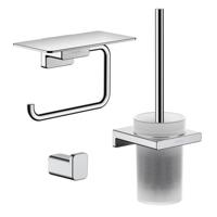 Hansgrohe Addstoris toiletaccessoireset - driedelig - Chroom SW651141/SW651126/SW651244 - thumbnail