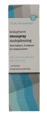 Leidapharm Zoutoplossing 15 Milliliter Leidapharm Zoutoplossing 15 Milliliter