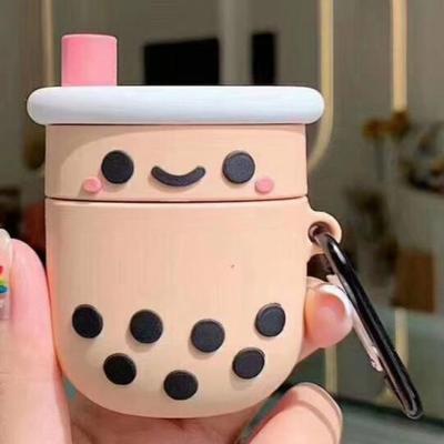 Voor Apple AirPods 1/2 generatie universele parel melk thee Bluetooth hoofdtelefoon beschermhoes