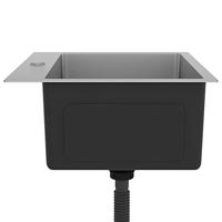 VidaXL Gootsteen handgemaakt roestvrij staal - thumbnail