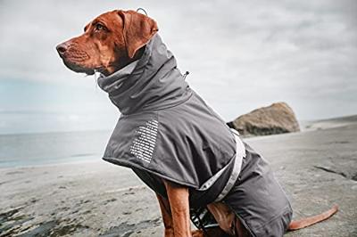 Hurtta Extreme warme hondenjas, winterjas voor honden donkergrijs 25 cm