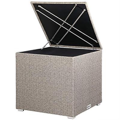 Polyrattan Kussenbox Beige 318L