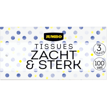 Jumbo Tissues Zacht & Sterk 3Laags 100 Stuks