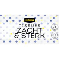 Jumbo Tissues Zacht & Sterk 3Laags 100 Stuks - thumbnail
