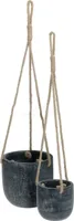 Hangpot Cement Ø16cm Donkergrijs - thumbnail