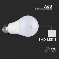 E27 LED Lamp - 8,5 806 lumen - 3000K warm wit - Vervangt 60 Watt - E27 fitting - A60 lamp - Grote fitting - thumbnail
