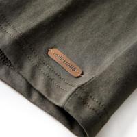 Kindershirt met lange mouwen terreinwagenprint 128 kakikleurig - thumbnail