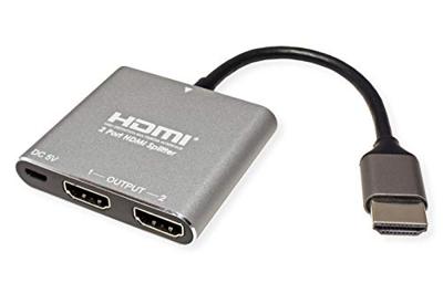 VALUE Videosplitter, HDMI 4K, 2 Poorts - thumbnail