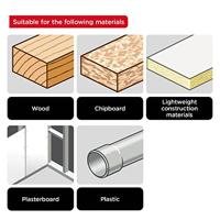 kwb 497900 Gatenzaagset 4-delig 26 mm, 35 mm, 40 mm, 52 mm 1 stuk(s) - thumbnail